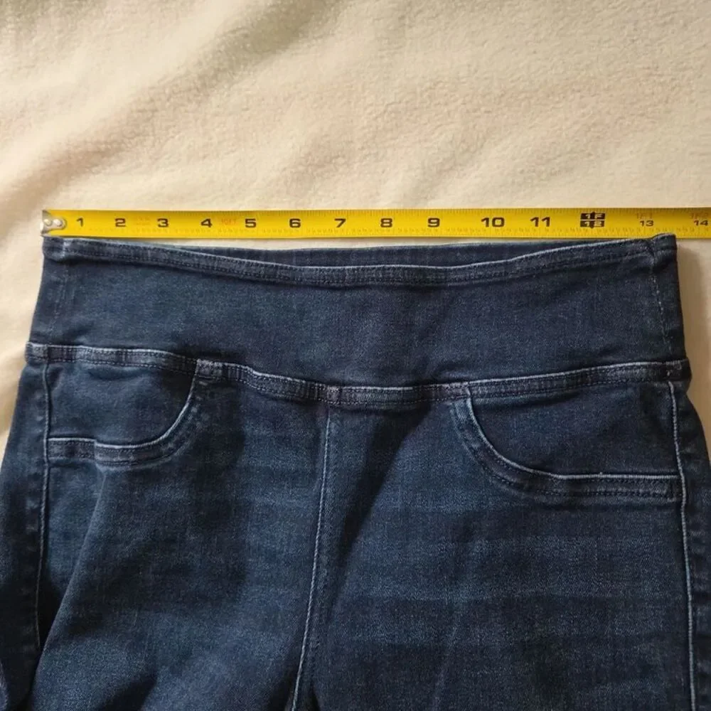 American Eagle Womens Size S Dark Wash Pull On High Rise Stretch Denim Jeggings